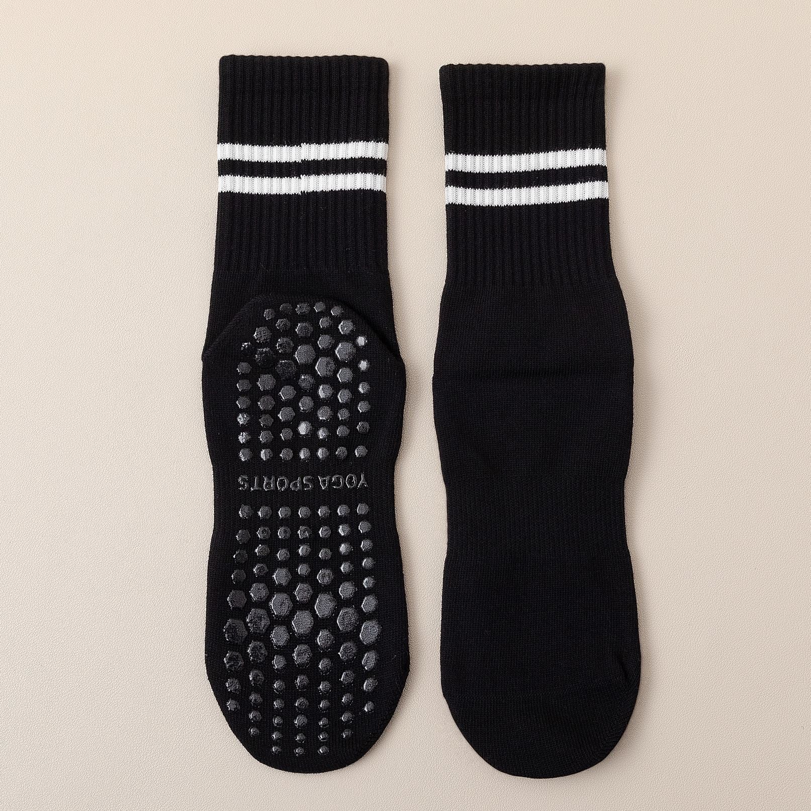 252# AL Middle Length Anti Slip Socks 3pairs/lot