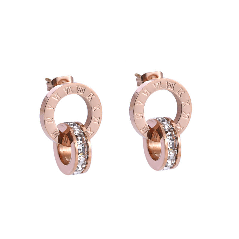 E2698# Titanium Steel Earrings