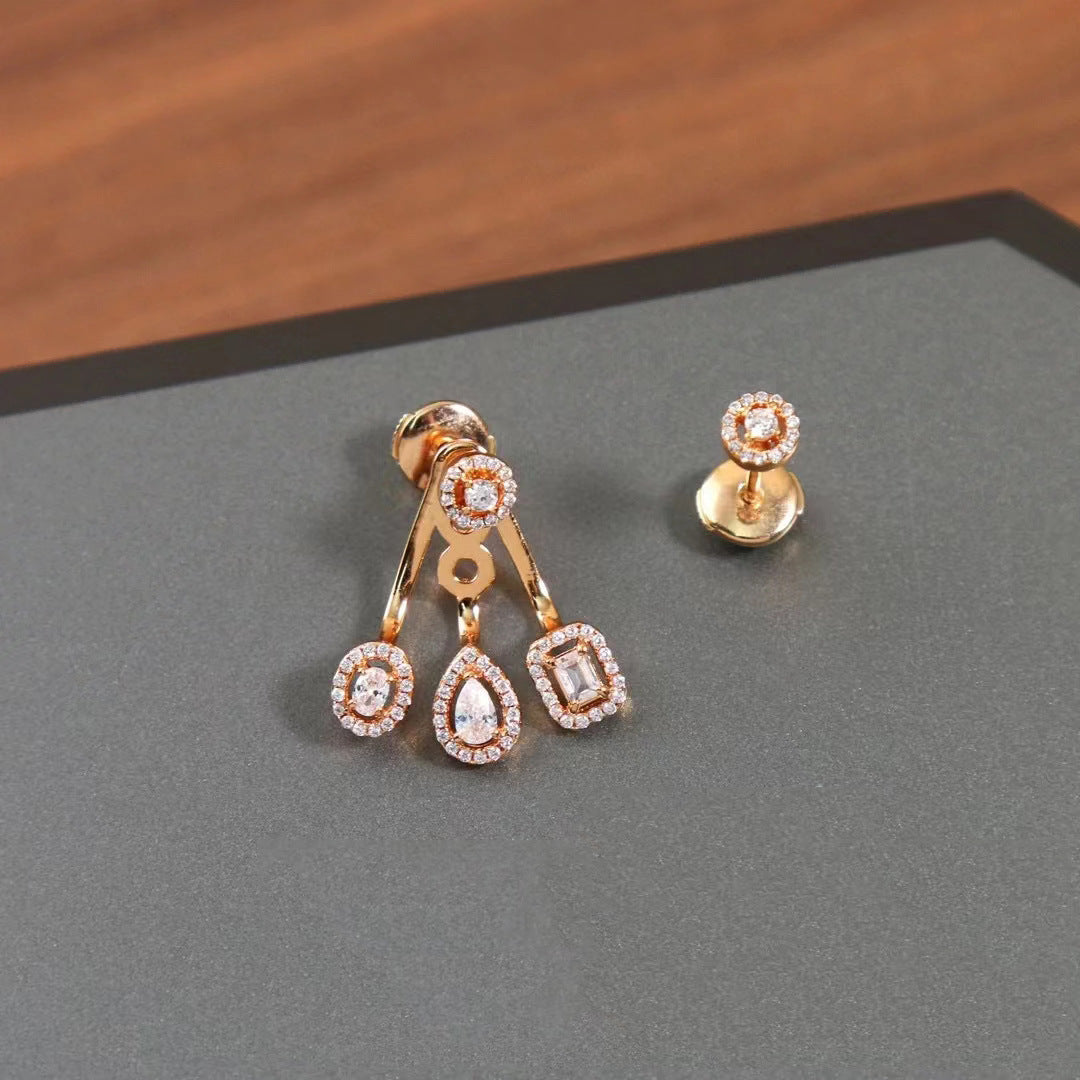 E2564#Titanium Steel Earrings