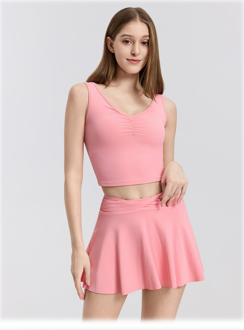 2628#A Women Yoga Vest Or Skirts