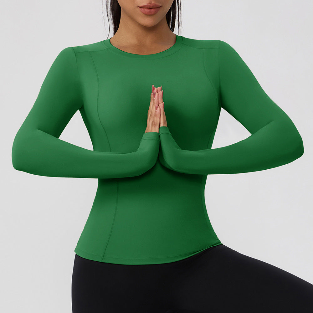 1636#A Women Yoga Long Sleeve Shirts