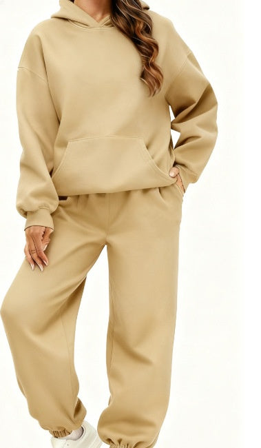 1892# A Women Printed Hoodie Pants Set