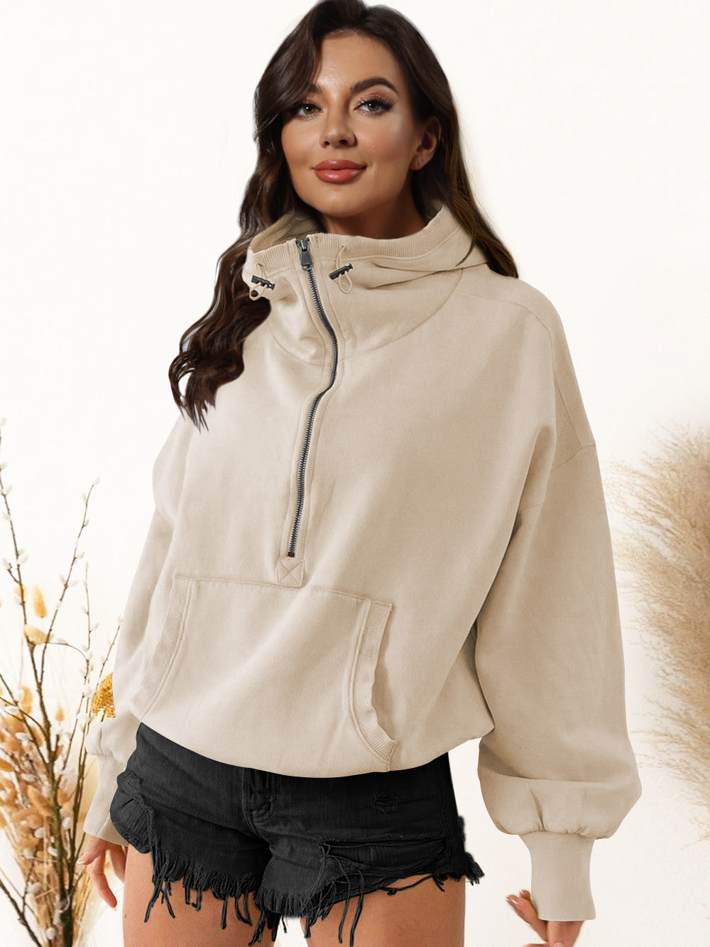 603# A 3D SIlver Women Yoga Hoodie