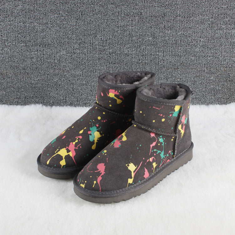 E3088# Cow Leather Boots