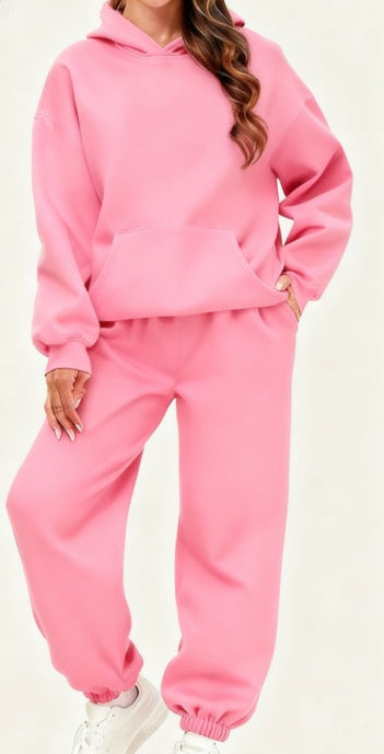 1892# A Women Printed Hoodie Pants Set