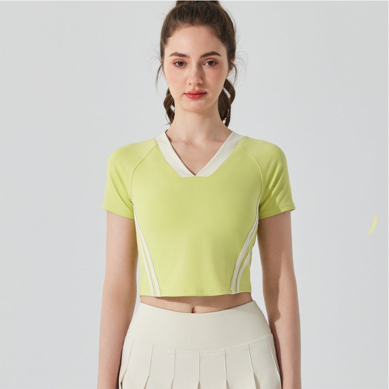 439# AL Women Yoga Shirts Skirts Set