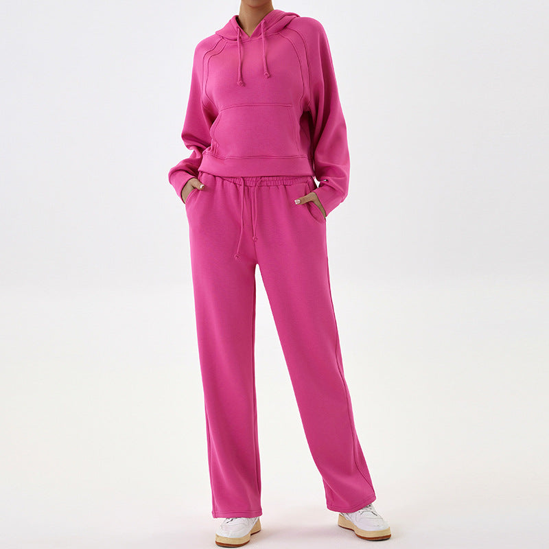 L4518#  Women Hoodies Pants Set