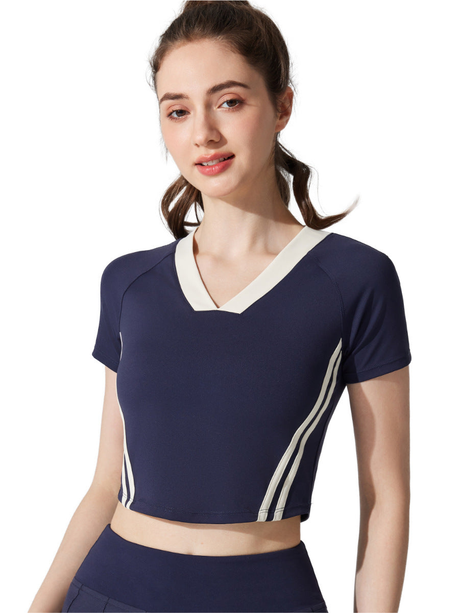 439# AL Women Yoga Shirts Skirts Set