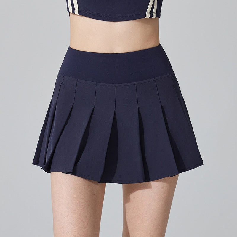 439# AL Women Yoga Shirts Skirts Set