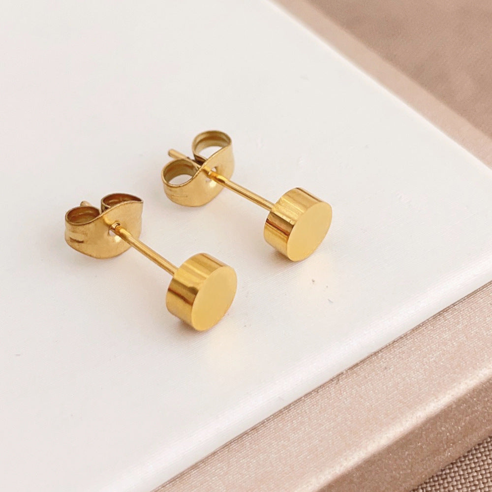 E2639# Titanium Steel Earrings and Bracelets