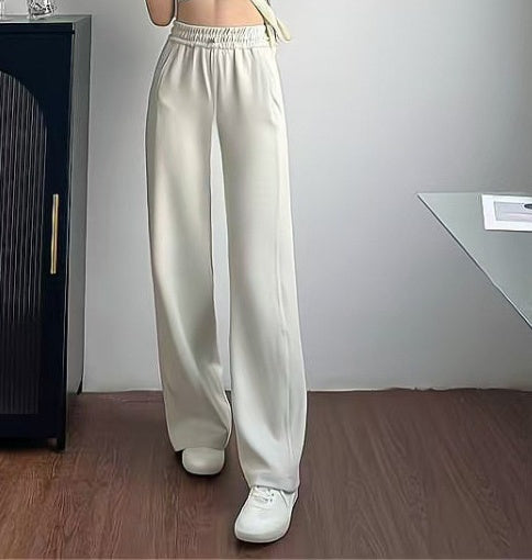 L5496# Women Silica Gel Flared Pants