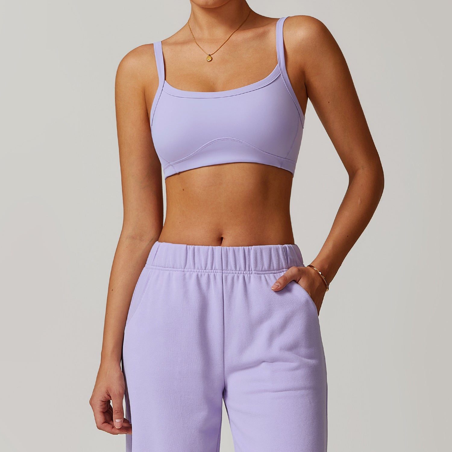 533# A Women Yoga Bra Pants Set