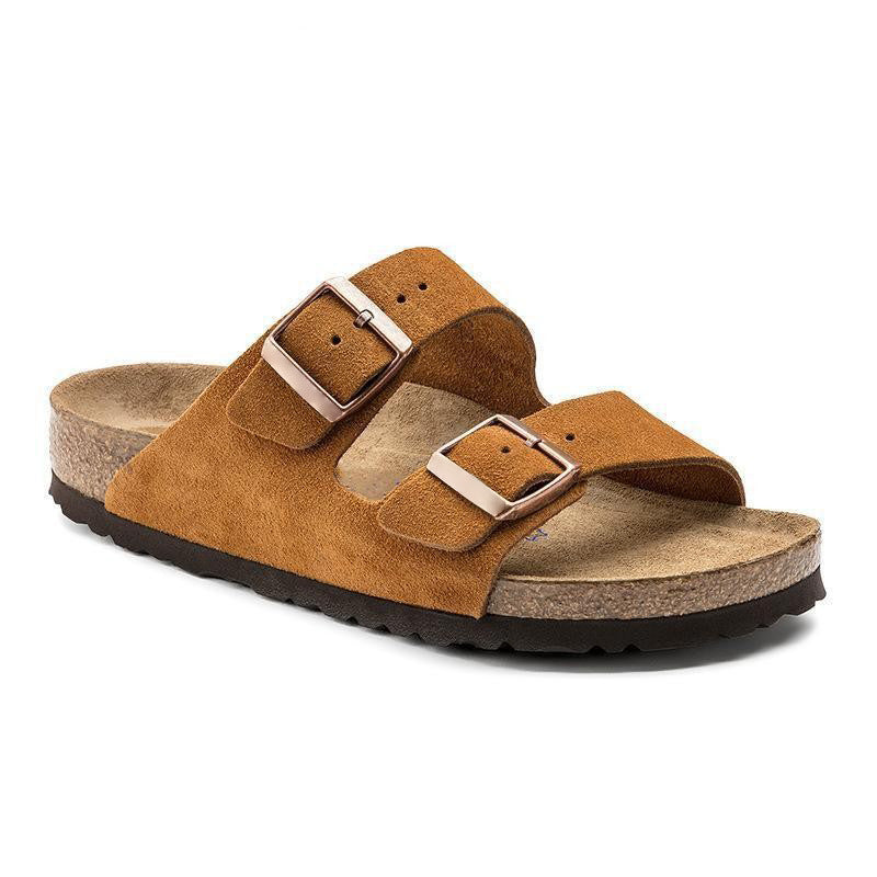 E4495# Women Microfiber Synthetic Leather Slipper