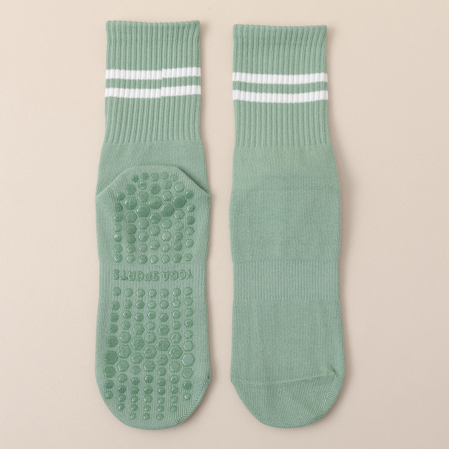 252# AL Middle Length Anti Slip Socks 3pairs/lot