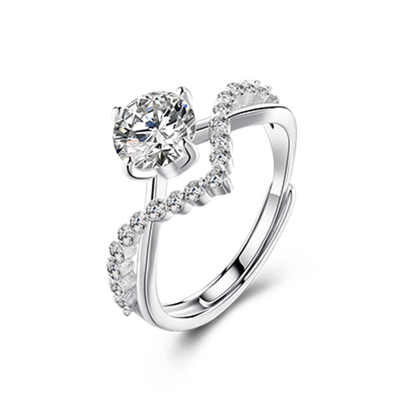 E1199# Chic Silver Rings