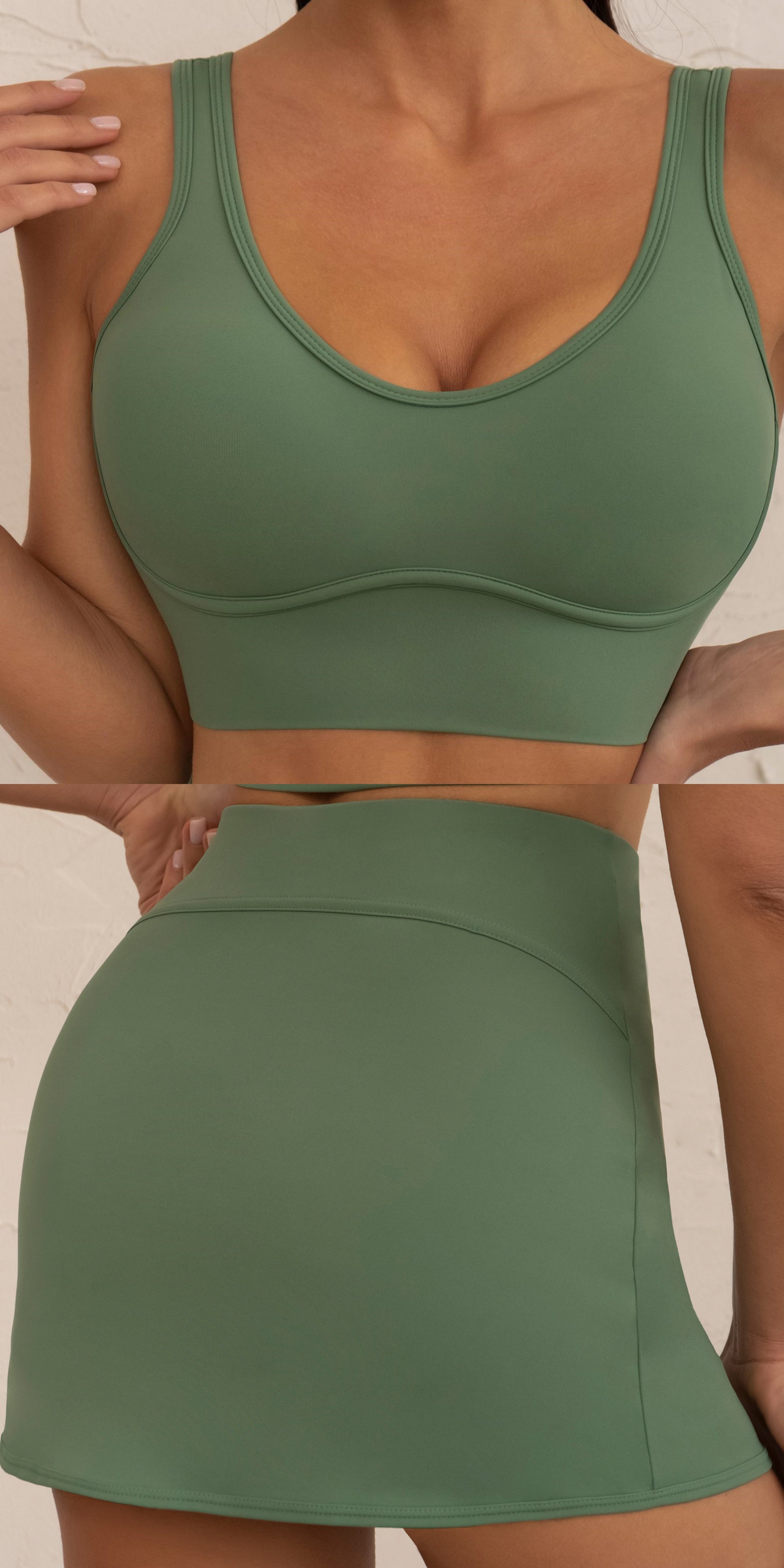 380# AL Women Bra Skirts Set