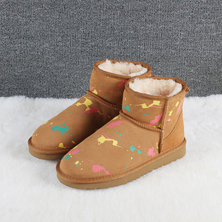 E3088# Cow Leather Boots