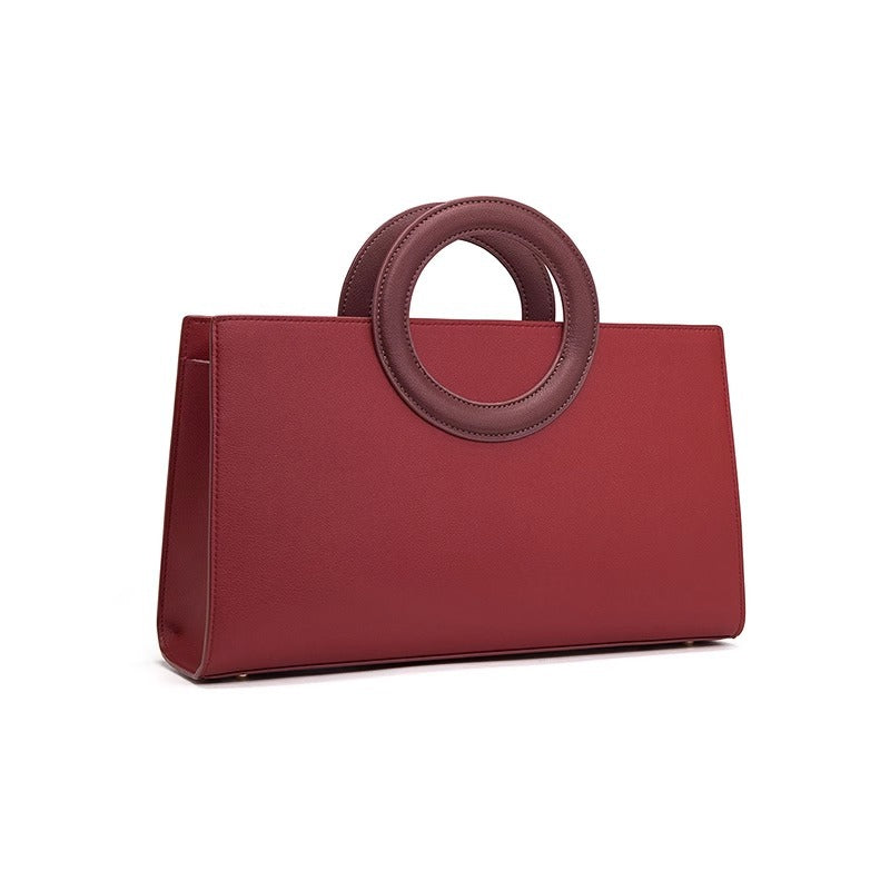 E3473# Real cow leather bag