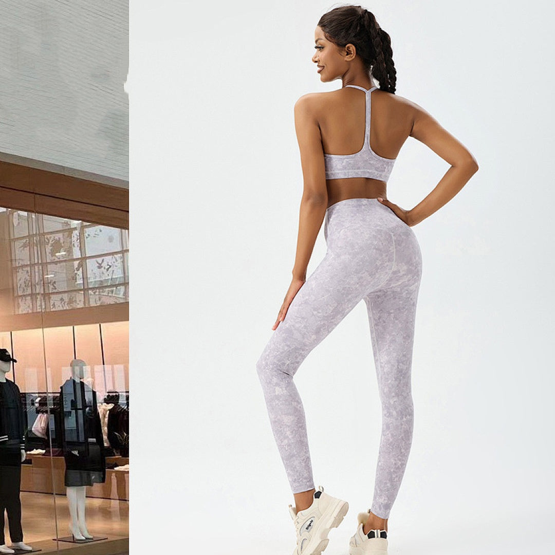 2027# A Women Yoga bra pants set
