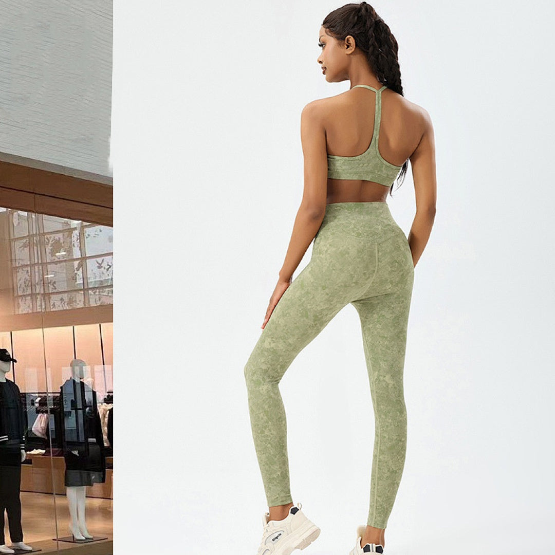 2027# A Women Yoga bra pants set