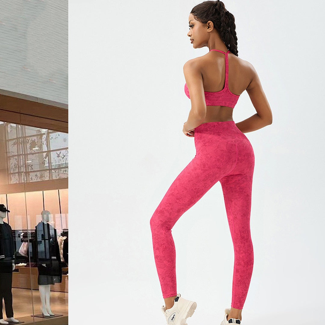 2027# A Women Yoga bra pants set