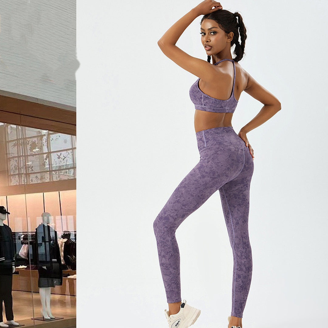 2027# A Women Yoga bra pants set