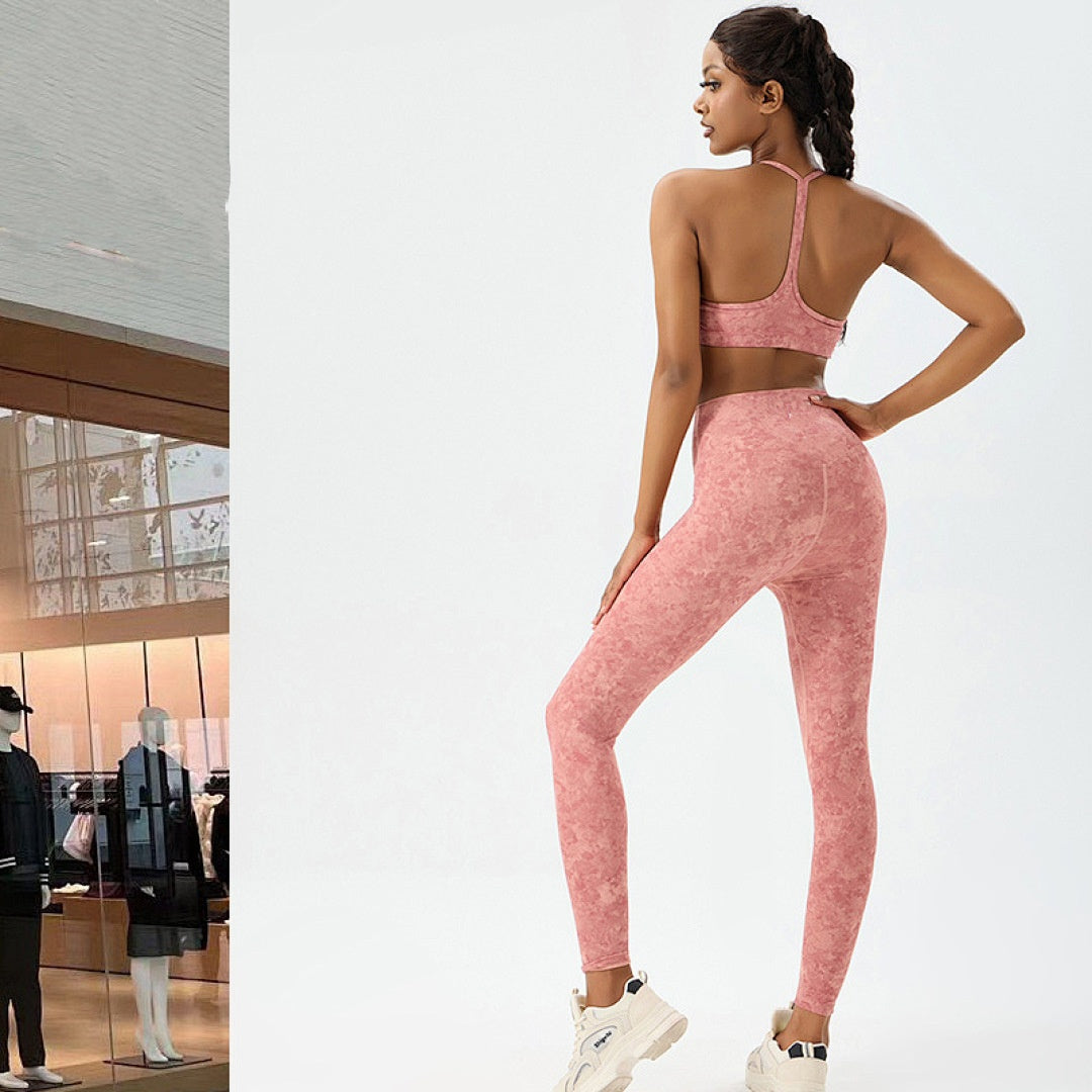 2027# A Women Yoga bra pants set