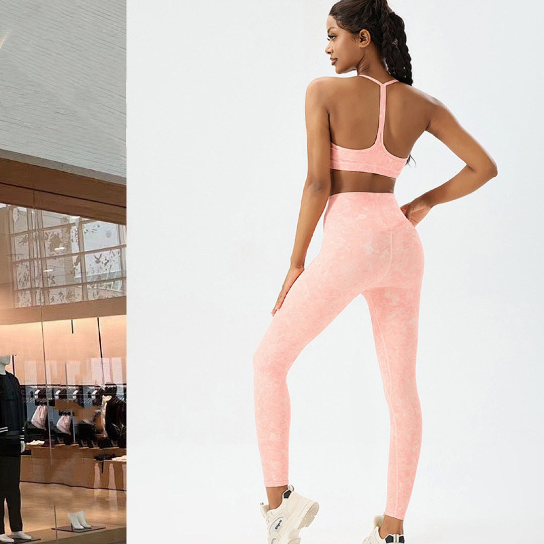 2027# A Women Yoga bra pants set