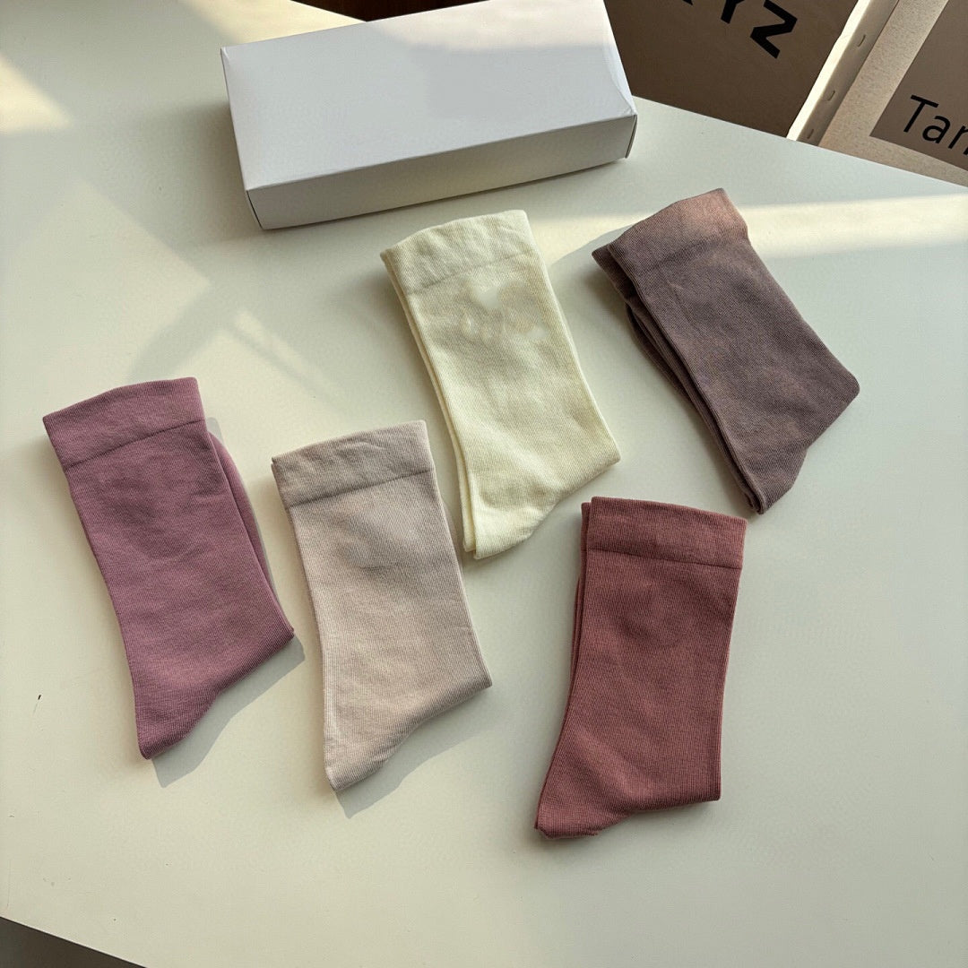 1968# XY A Women Socks 5Pairs/lot