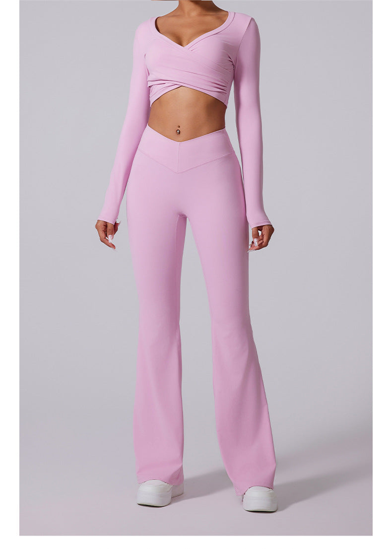 796# A  Women Yoga Shirts Pants Set