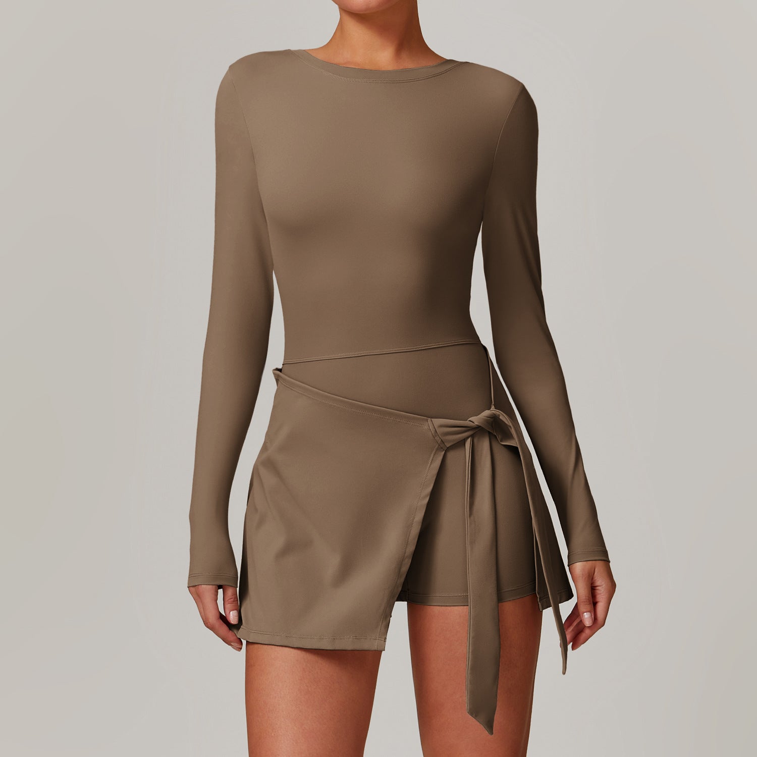 722# A Women Sport Long Sleeve Dress