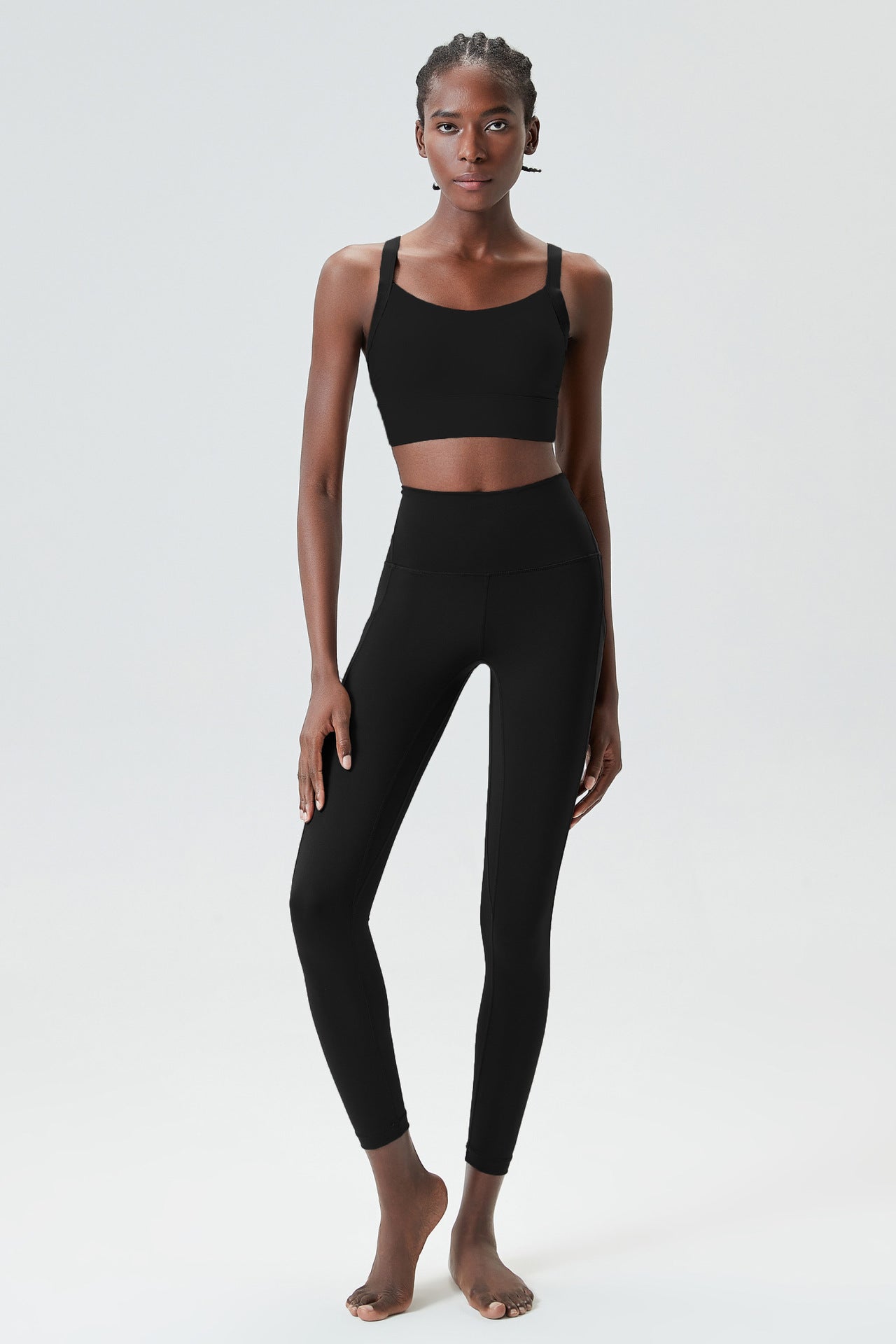 L2059#  Women Yoga Bra Pants Set