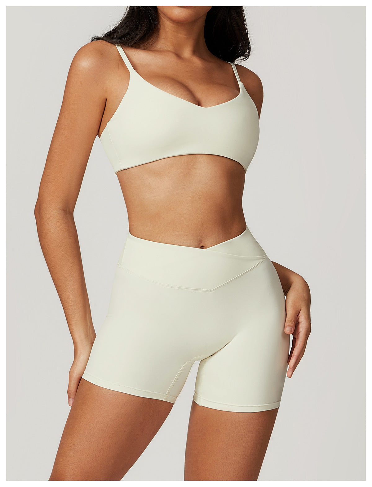 360# AL Women Yoga Bra And Shorts Set