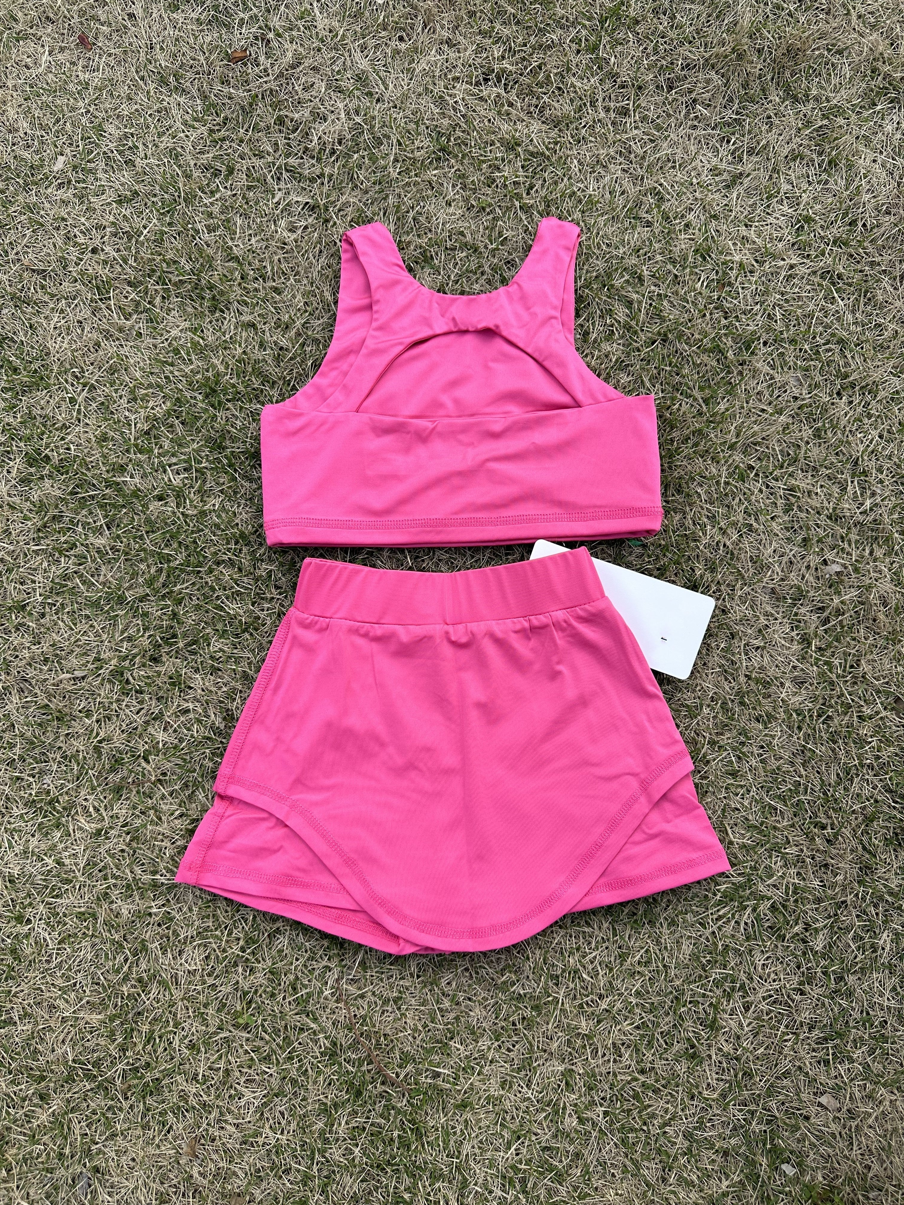 L2156#  Kids Top and Shorts Set