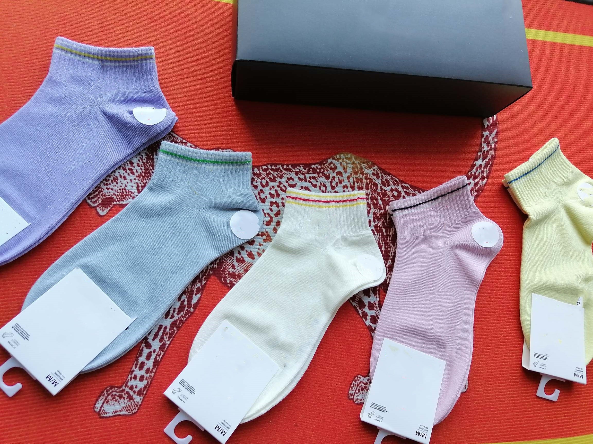 L4219#Women Cotton Socks 5Pairs/lot