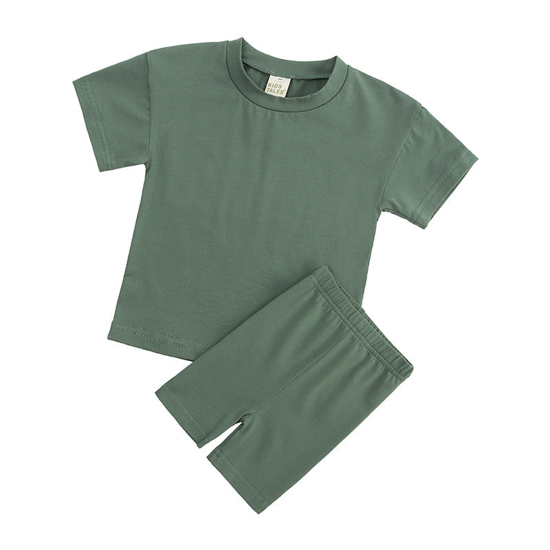 1975#  Kids Shirts And Shorts Set