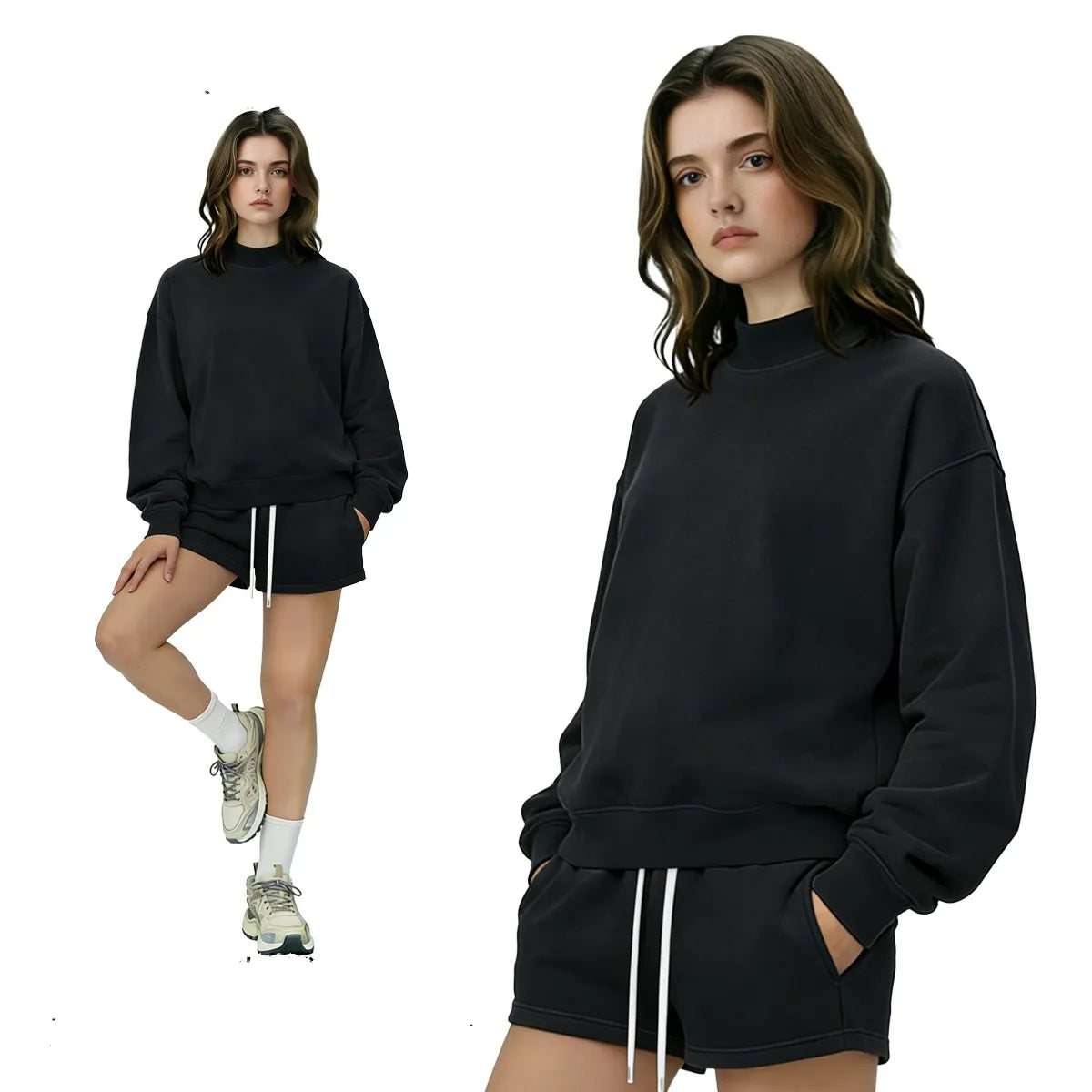2195# A 3D Silver Unisex Pullover Or Short
