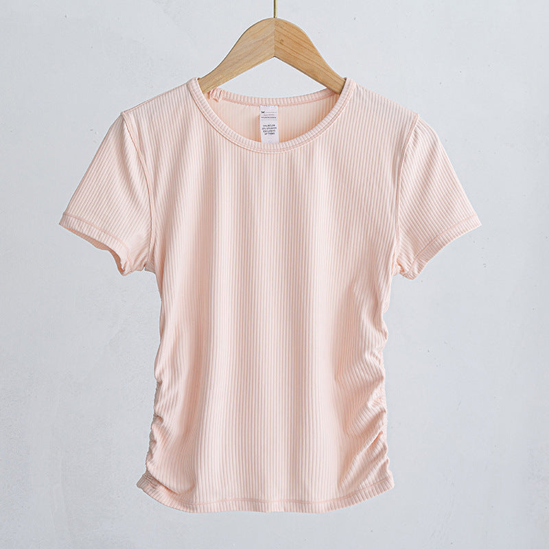 L5679# Ribbed T-Shirt