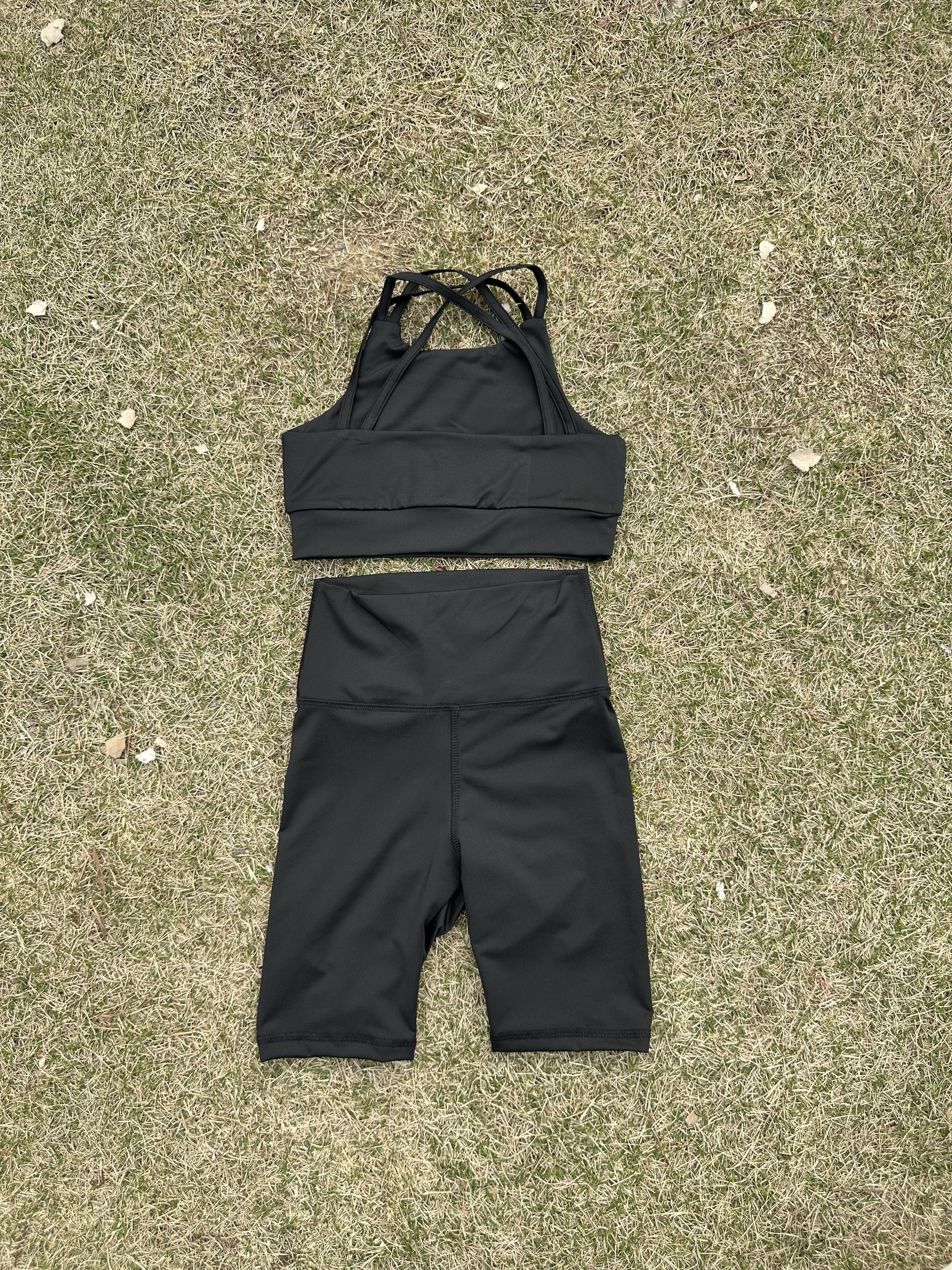 L2238#  Kids Bra and Shorts Set