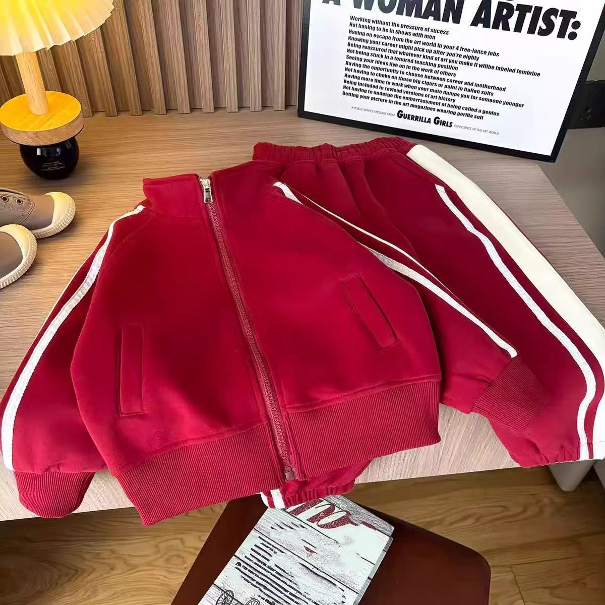 1510# A Kids Hoodies Pants Set