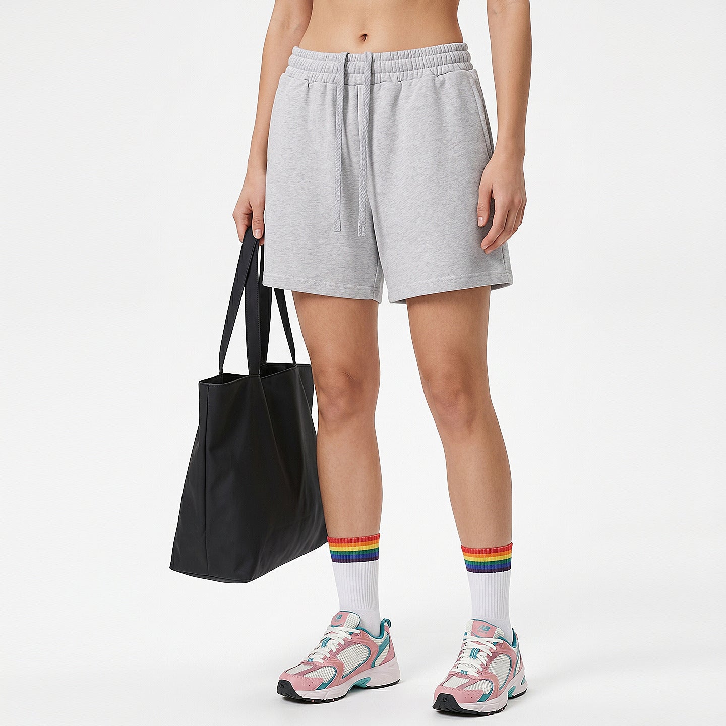 2448# A 3D Silver Unisex Sports Shorts
