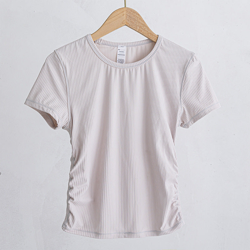 L5679# Ribbed T-Shirt