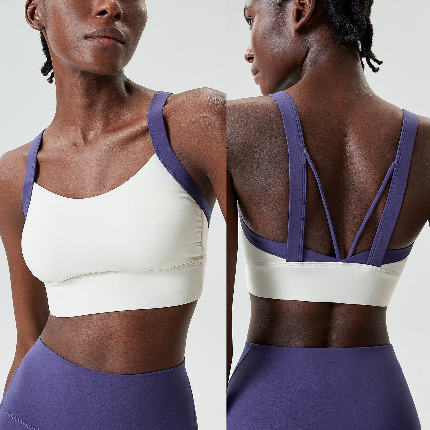 L2059#  Women Yoga Bra Pants Set