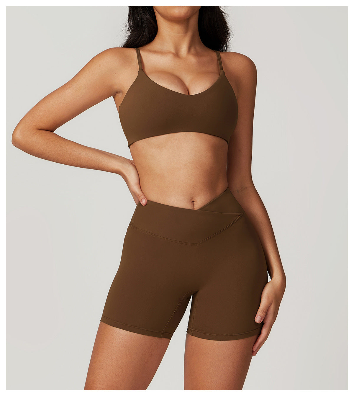 360# AL Women Yoga Bra And Shorts Set
