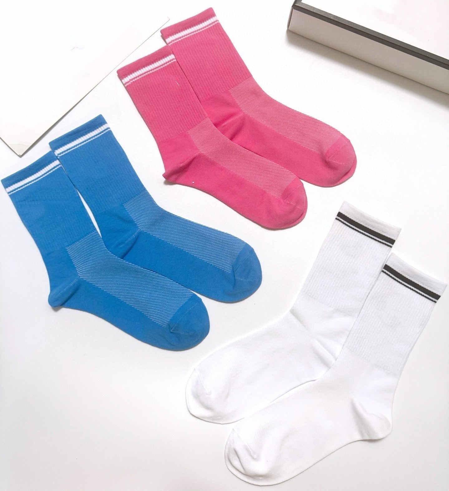 1362# A Unisex Cotton Socks 3Pairs/set