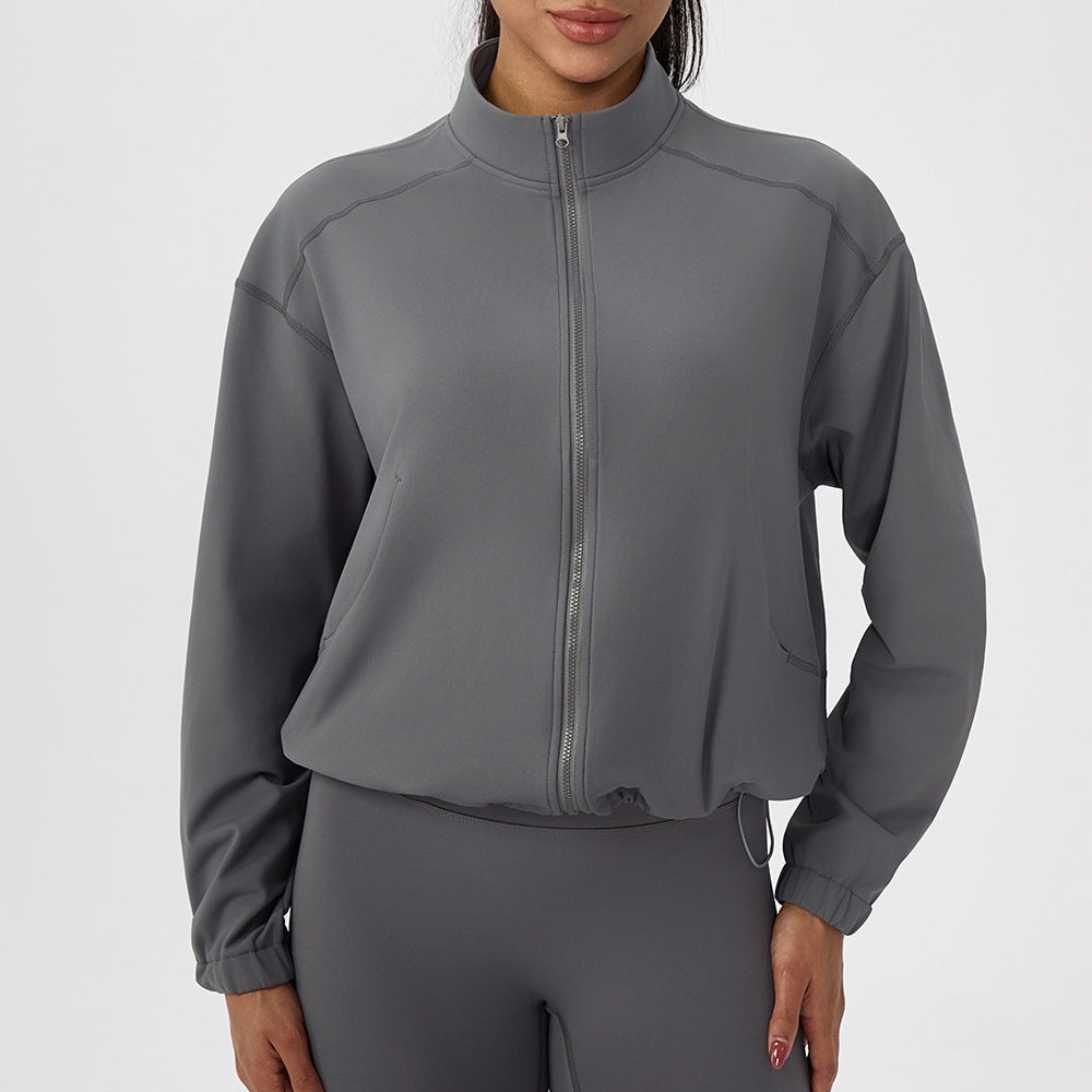 1634#A 3D SIlver  Women Fleece Jacket