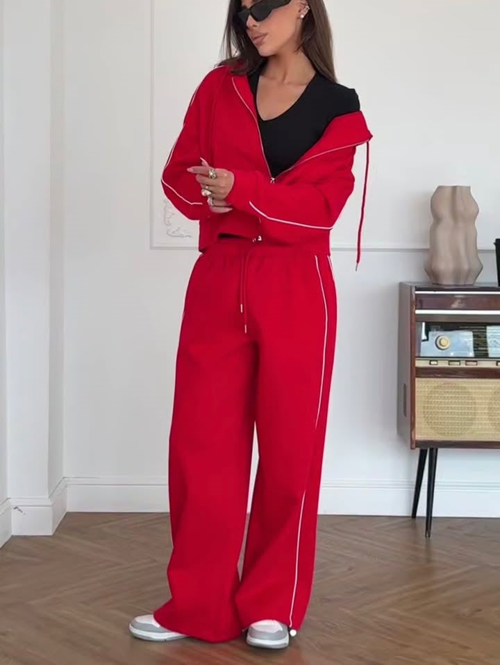 1475#A 3D Silver Women Hoodie Pants Sets