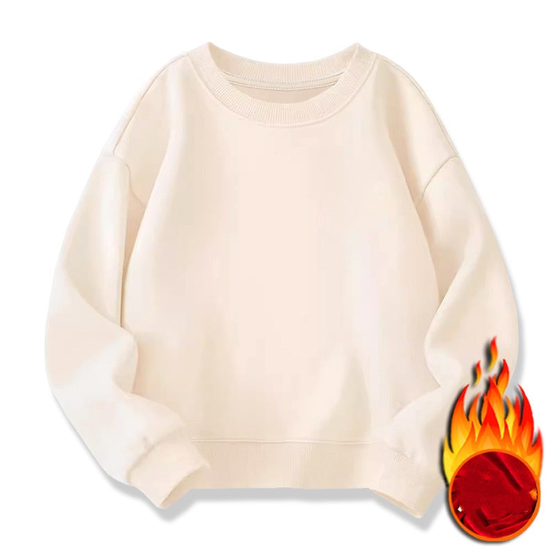 1509# A 3D  Kids Silver Fox Fur Sweatshirts