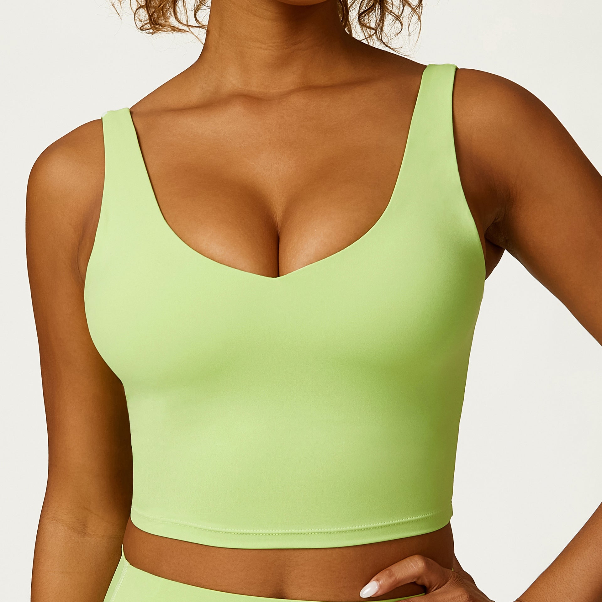 L2929#  Women Yoga Bra Shorts Pants Set